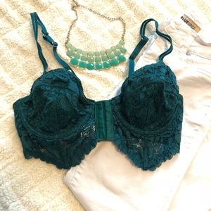 F21 Hunter Green Bralette (Size M)